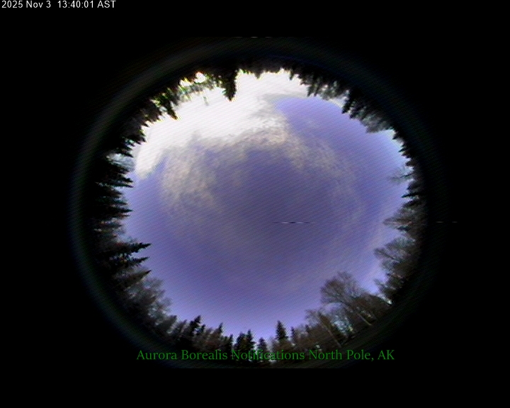 webcam over North Pole, Alaska, USA